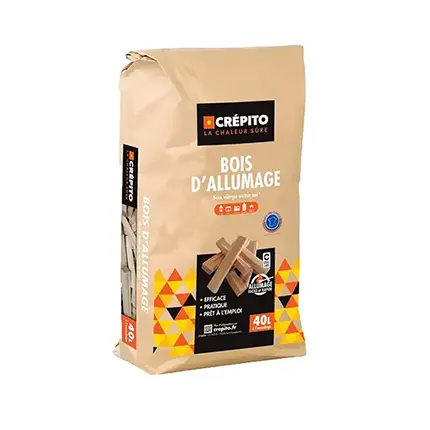 sac de bois d'allumage Crépito